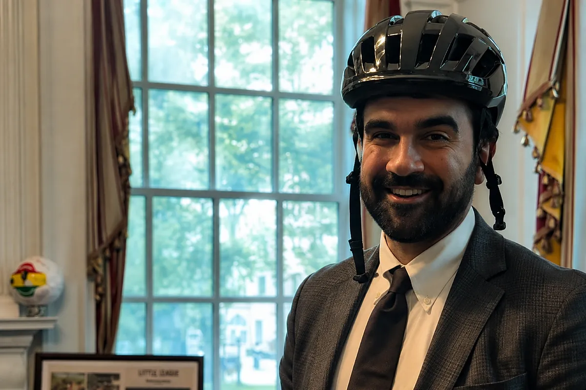 Zohran Mamdani, el alcalde más viral de Nueva York, responde a su última polémica: en bici sin casco por Manhattan