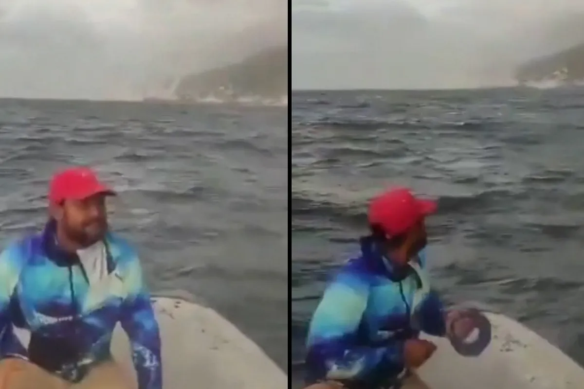 Unos pescadores en La Guaira captan el momento exacto de los terremotos de Venezuela: "Acaba de temblar ahorita"