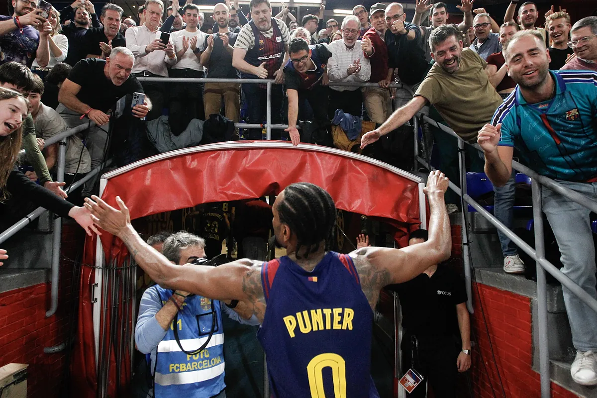 Punter, con 43 puntos, resuelve el histórico triunfo del Barça ante el Baskonia en tres prórrogas