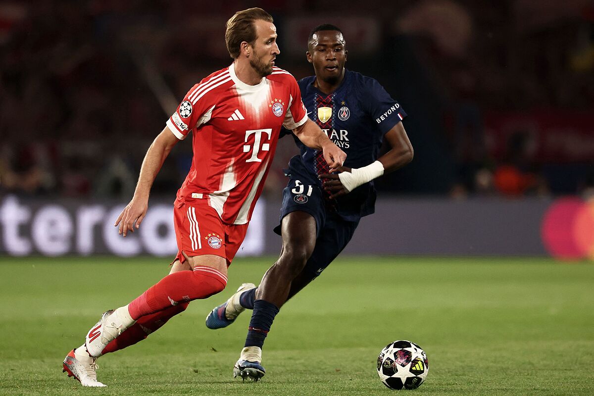 Llegada del Bayern al estadio antes del partido