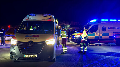Detenido un hombre por apu�alar en el cuello a su expareja en Madrid
