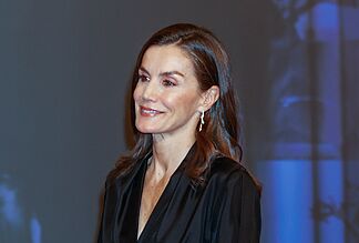 La Reina Letizia, muy sobria de negro riguroso en un concierto por las v�ctimas del terrorismo