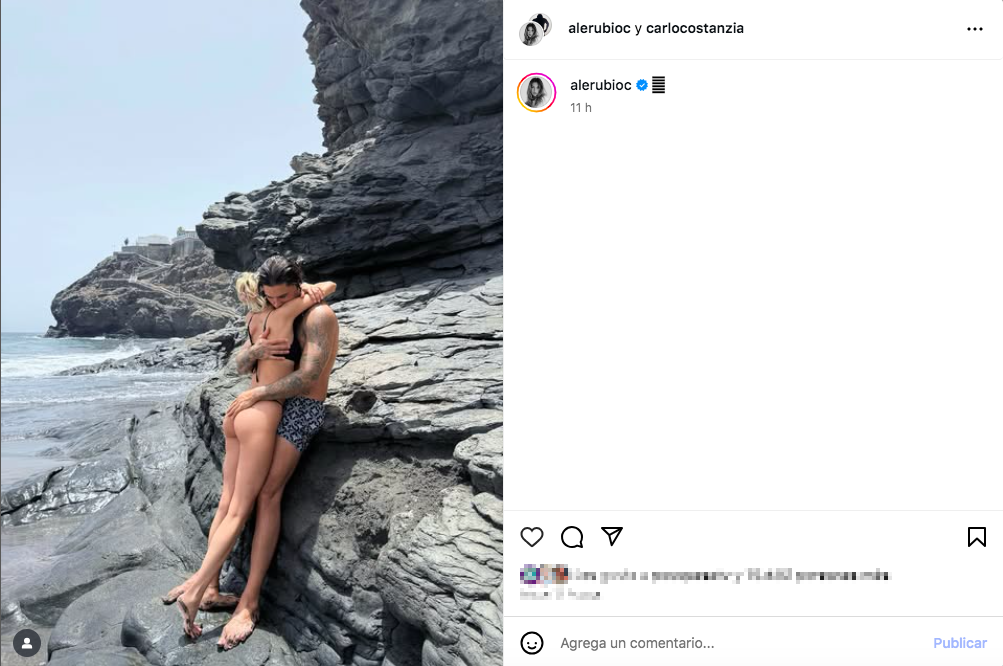 Alejandra Rubio y Carlo Costanzia han colgado esta imagen, en la que...