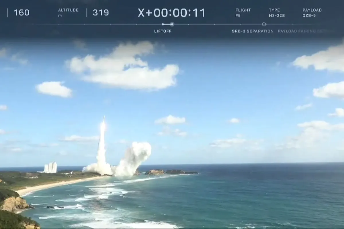 Fracasa el lanzamiento de un satélite japonés por un fallo del motor del cohete