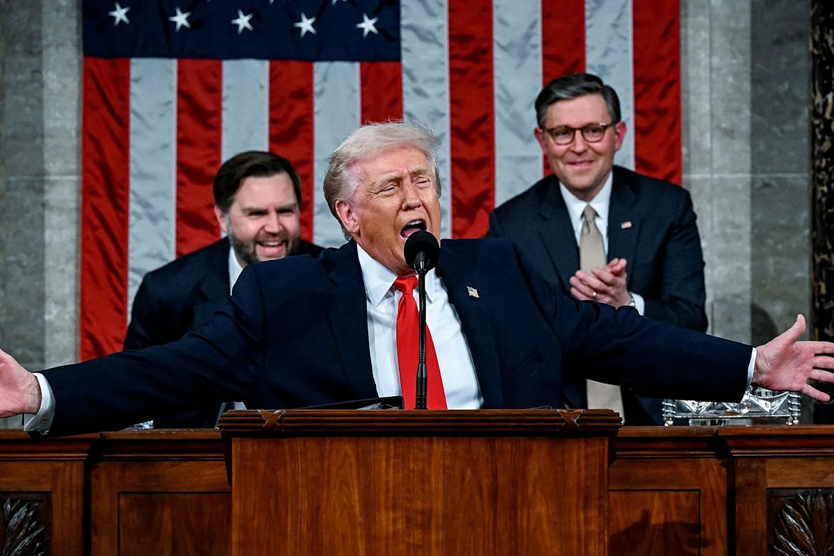 Así fue el discurso del Estado de la Unión de Trump: vítores, gritos y reproches