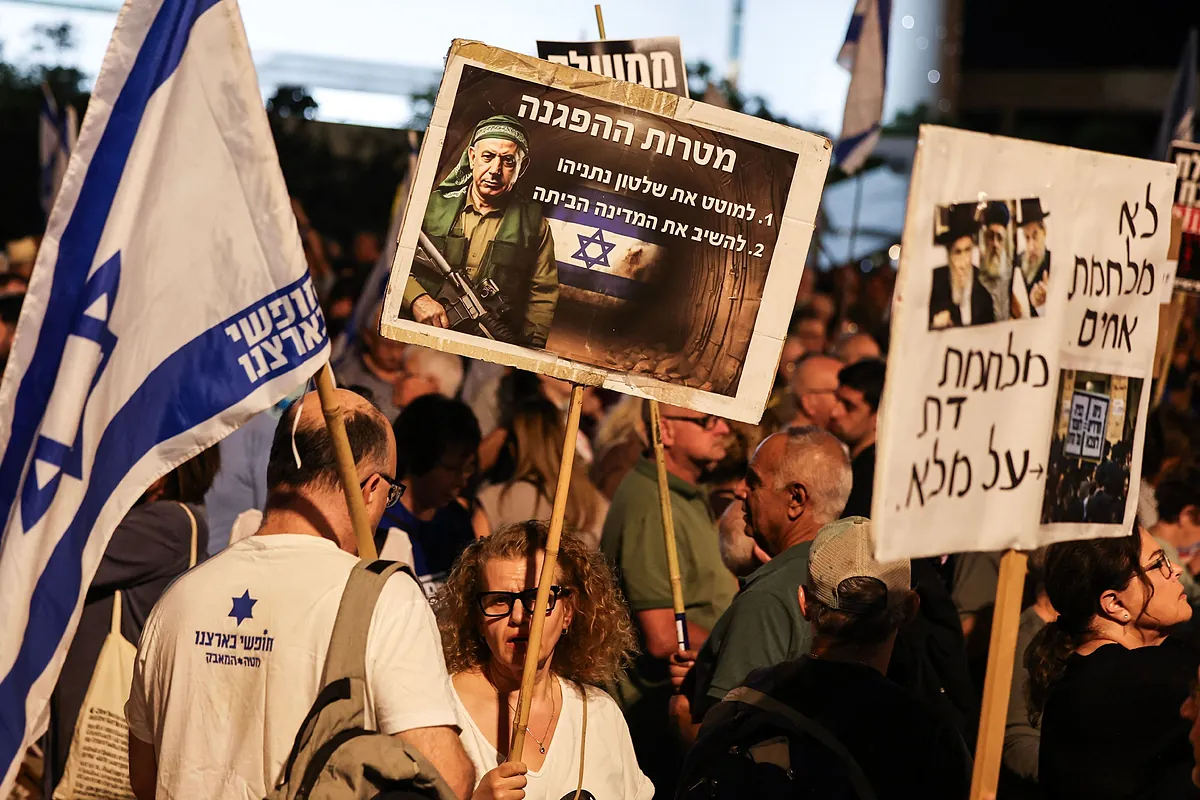 Miles de manifestantes israelíes exigen en Tel Aviv una comisión ...