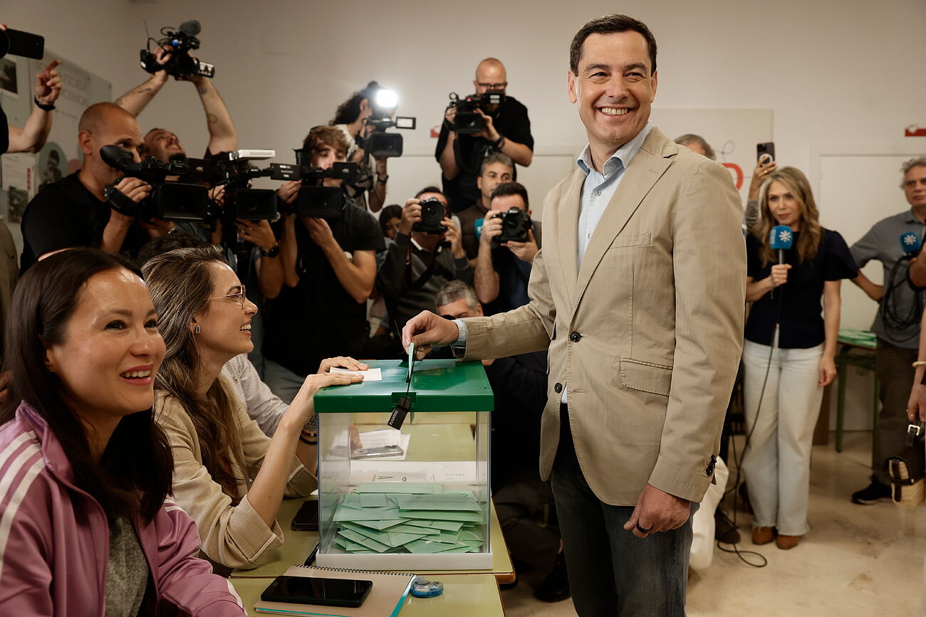 Moreno Bonilla, presidente de la Junta y actual candidato del PP,...