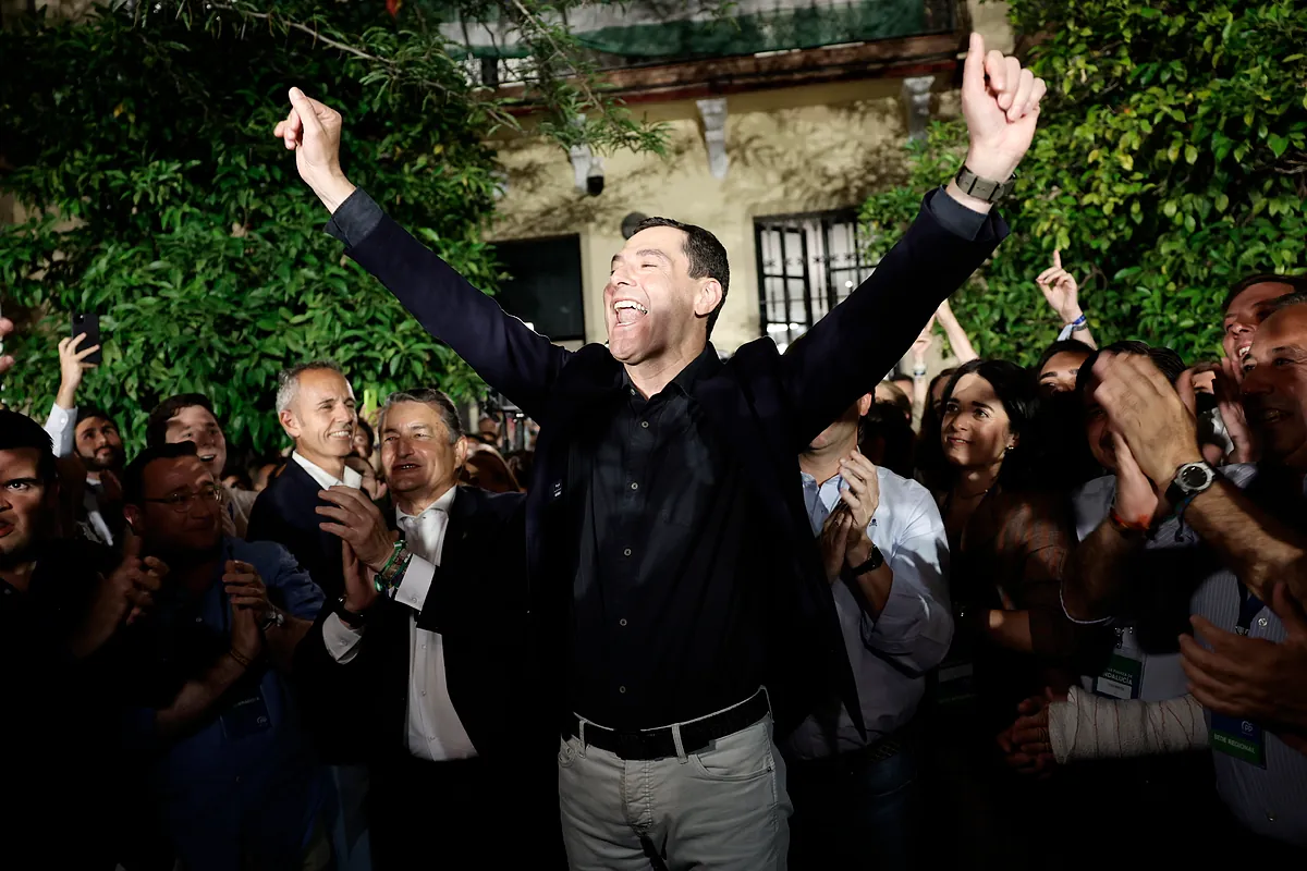 Moreno logra un triunfo insuficiente para evitar a Vox pese al descalabro histórico del PSOE