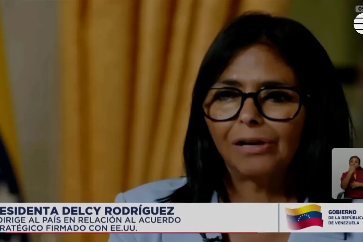 Delcy Rodríguez informa que el acuerdo petrolero con EEUU tendrá una vigencia de 25 años