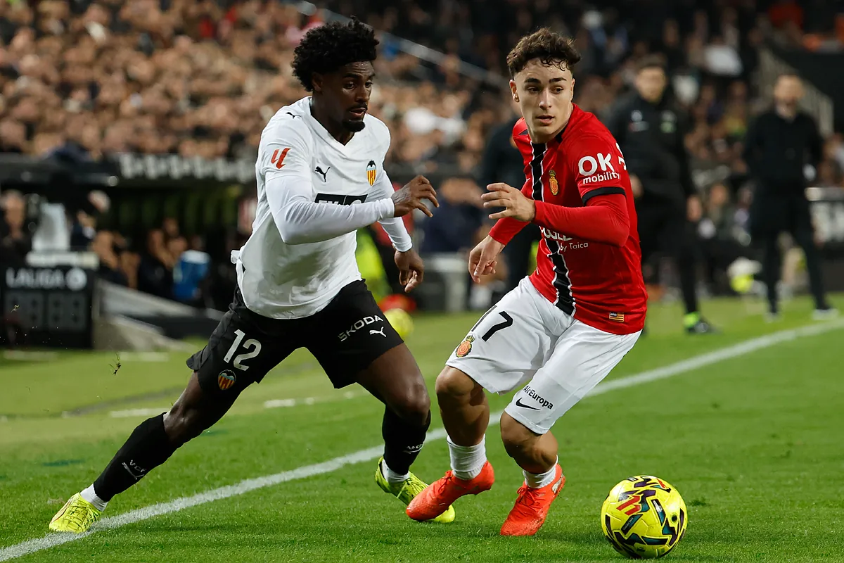 El Valencia no se sacude el suplicio de mirar al descenso con otro empate ante el Mallorca en Mestalla