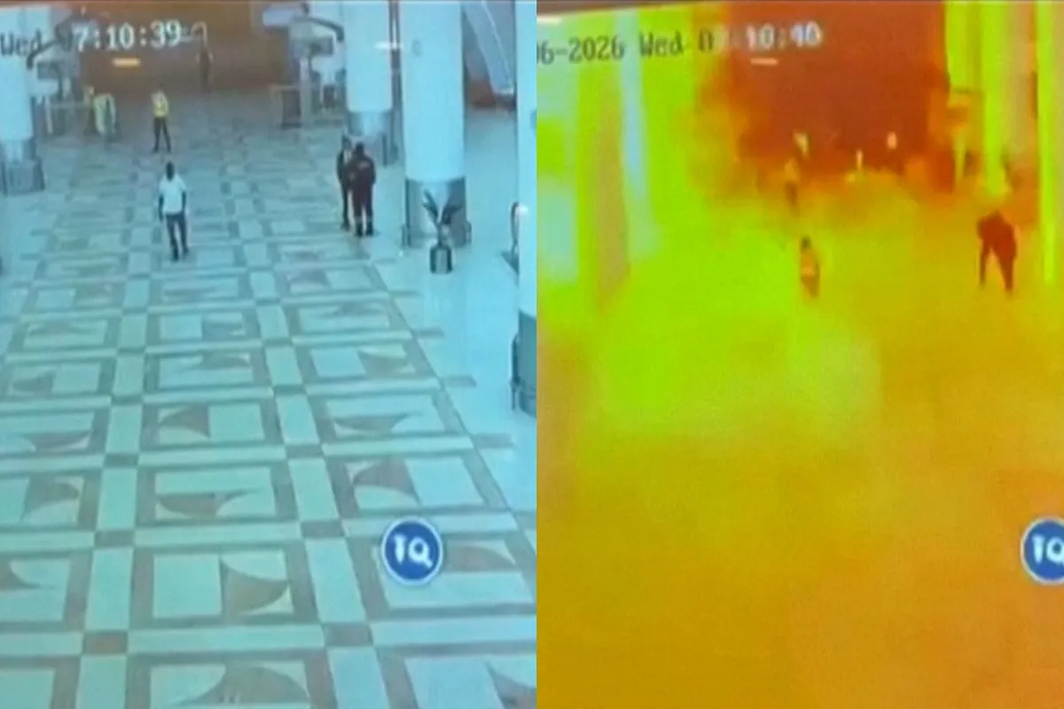 Kuwait publica un vídeo de vigilancia del mortal ataque con drones en su aeropuerto internacional