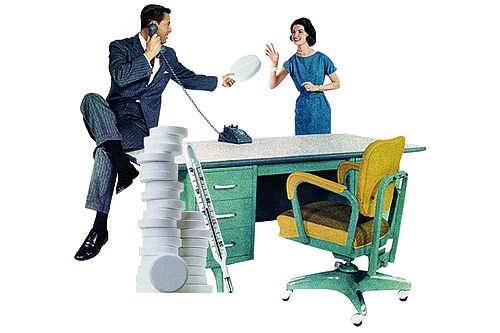 La peligrosa man�a de trabajar 
enfermos vuelve a 
contagiarnos