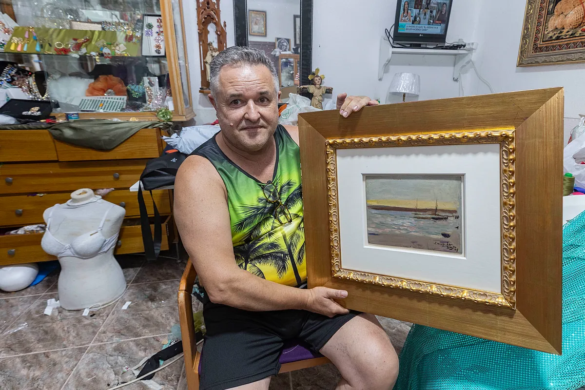 Andrés, el murciano que ha devuelto un cuadro de Sorolla perdido en Sevilla: "He cumplido con mi obligación"