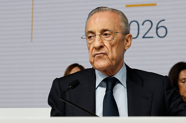 El presidente del Real Madrid, Florentino Pérez.