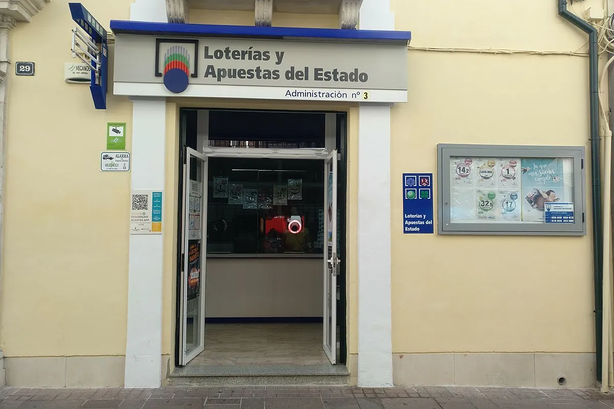 Una administración de loterías en Montilla (Córdoba) reparte su cuarto segundo premio de la Bonoloto este año