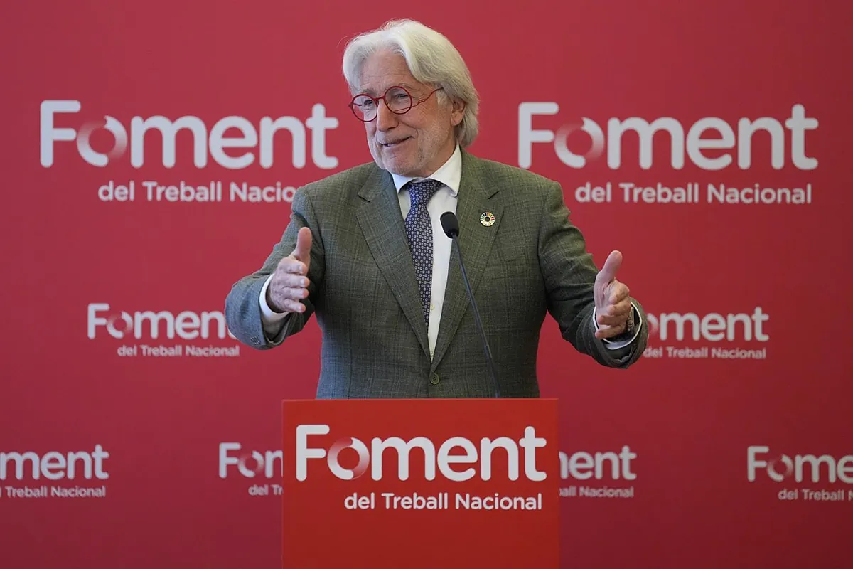 El presidente de la patronal catalana Foment reivindica a Carles Puigdemont: "Ha sido un muro de contención ante las propuestas filocomunistas"