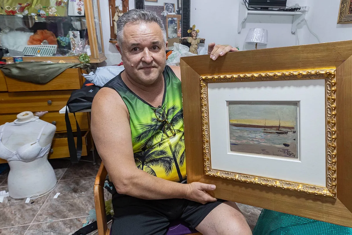 Un Sorolla perdido en Sevilla y encontrado en Murcia: "Pensé en tirar el cuadro y quedarme con el marco"