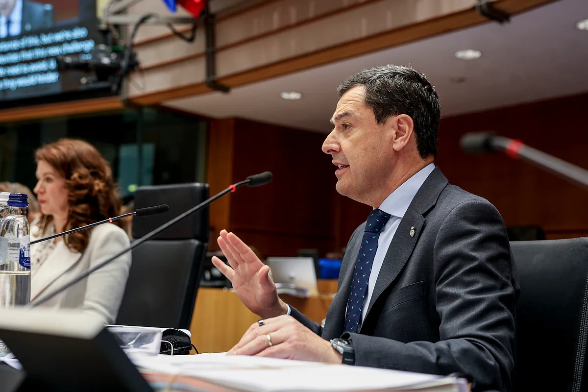 Moreno reclama en Bruselas ayudas para afrontar los daños provocados por el tren de borrascas