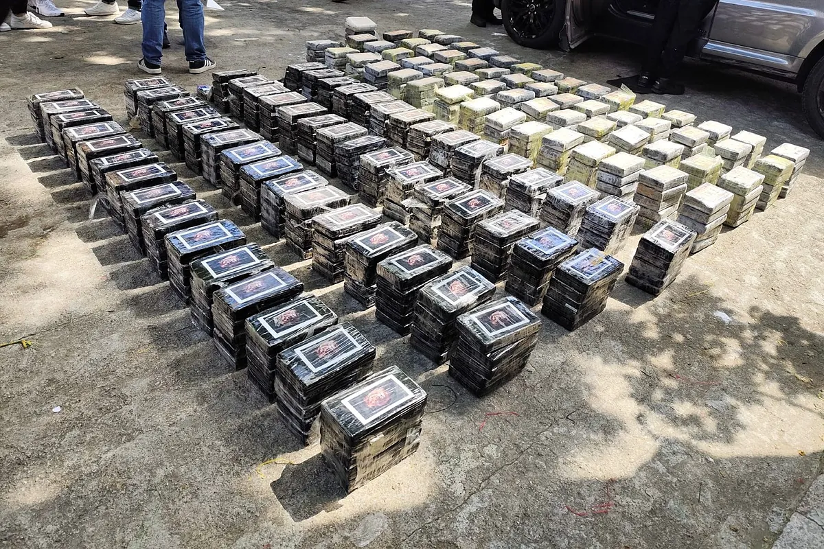 La Policía Municipal de Madrid descubre 600 kilos de cocaína tras perseguir a un coche sospechoso en Puente de Vallecas