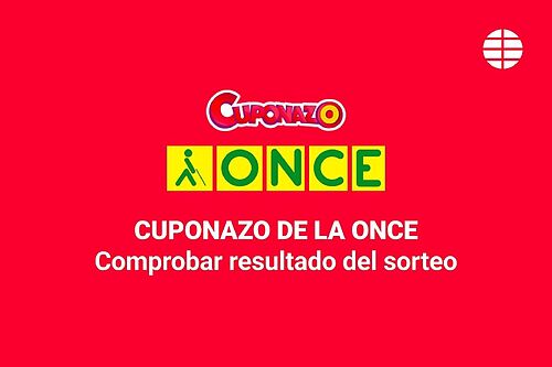 ONCE: Sorteo del Cuponazo del viernes 16 de enero de 2026