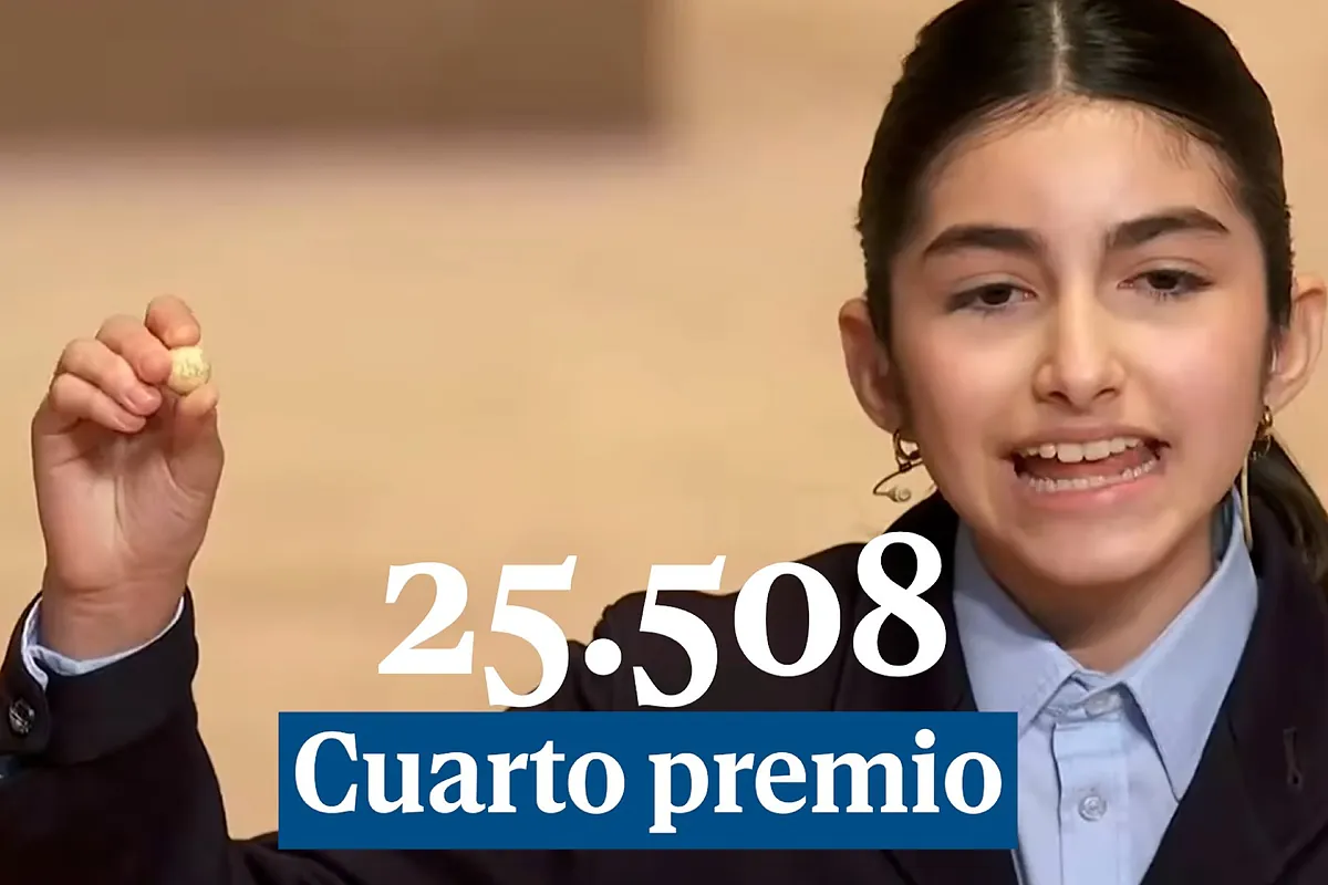 25.508: cuarto premio del Sorteo de la Lotería de Navidad