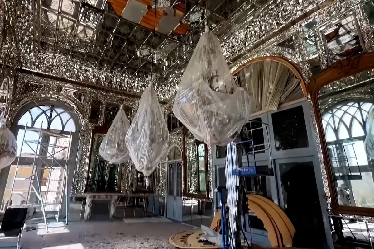 Un ataque aéreo daña el palacio de Golestán en Teherán, Patrimonio de la Humanidad