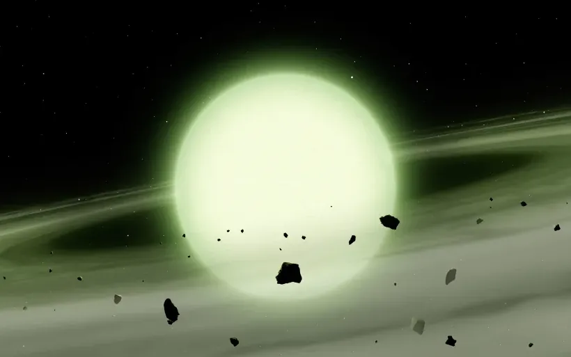 Calculan el color de las estrellas enanas blancas: algunas son verdes