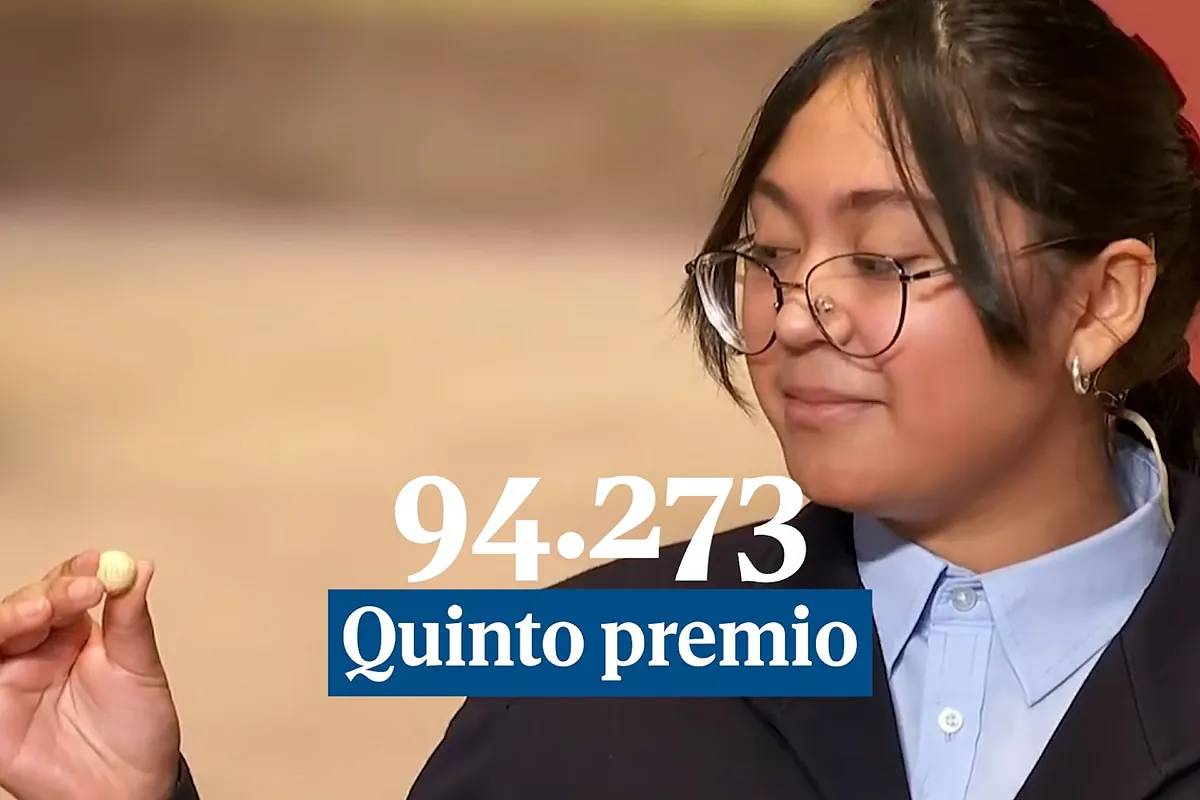 94.273: quinto premio de la Lotería de Navidad 2025