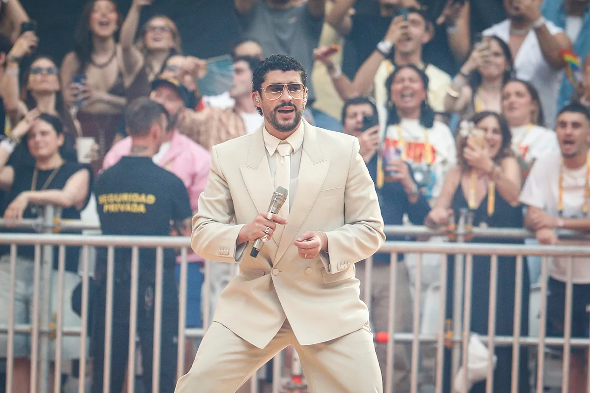 Cortes de tráfico en Madrid por los conciertos de Bad Bunny este fin de semana: calles cortadas y horarios