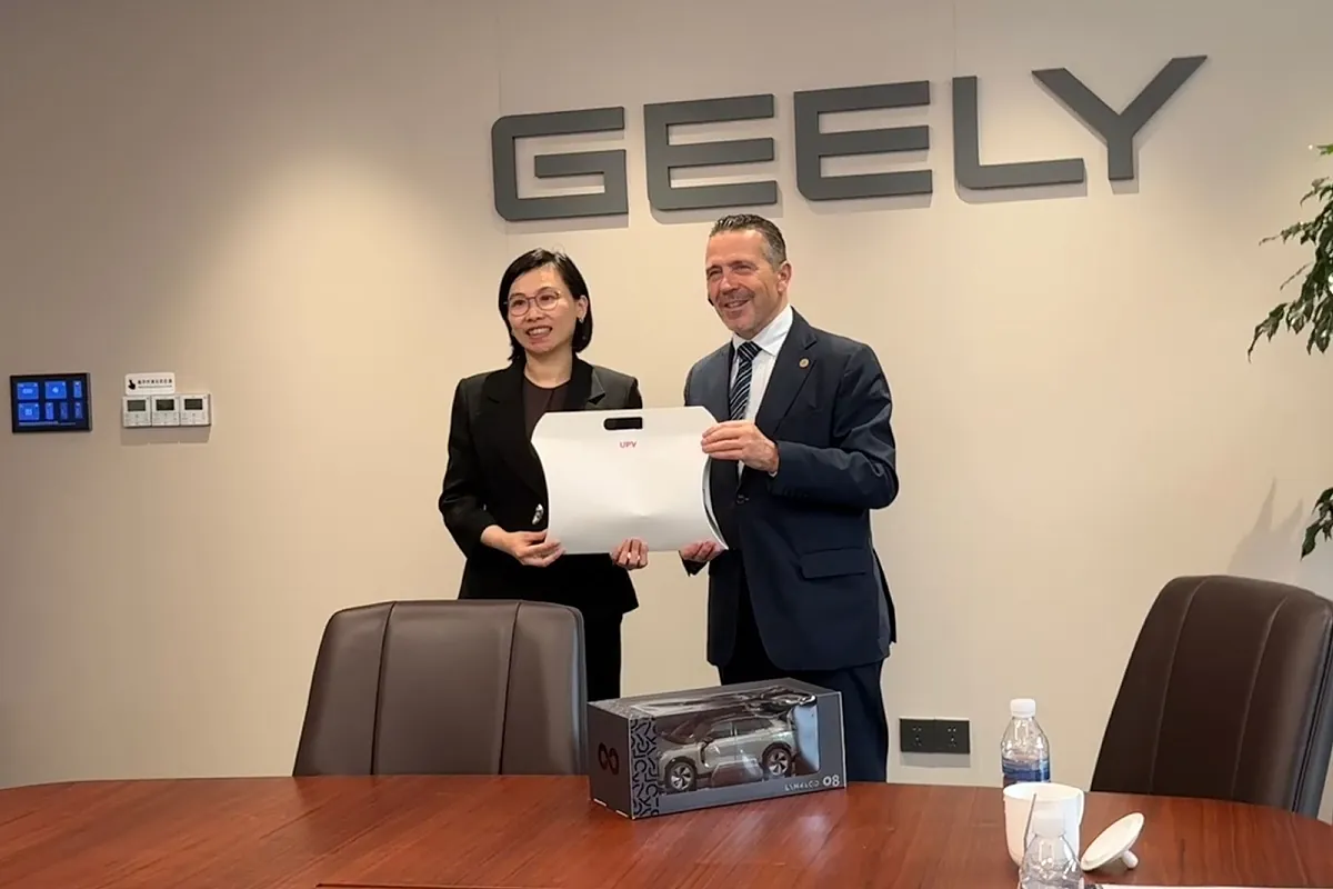 La UPV y la empresa automovilística china Geely impulsan una colaboración estratégica
