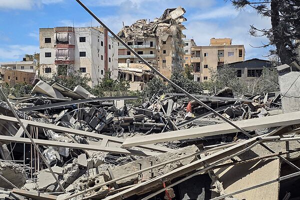 Bombardeo israelí sobre Tyre, en el sur del Líbano.