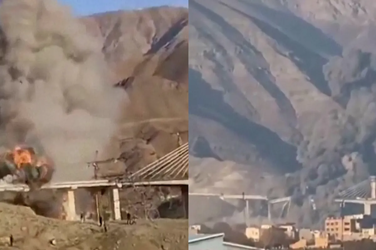 Momento en el que EEUU destruye el puente más grande de Irán: "¡Esto es solo el principio!"