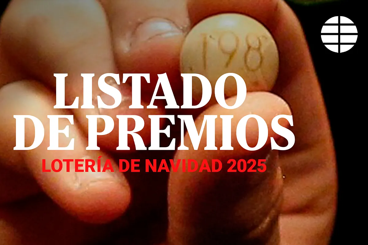 Todos los premios de la Lotería de Navidad 2025: lista completa