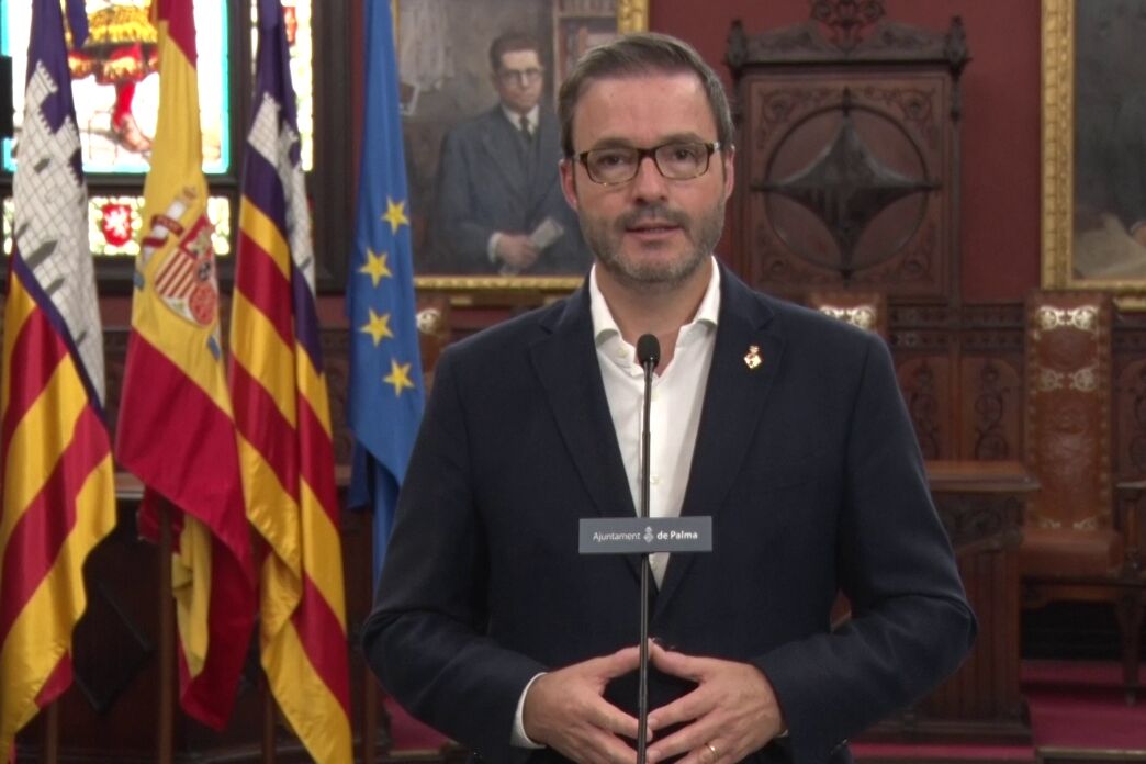 Mensaje del alcalde de Palma a la ciudadanía: "Lo estamos haciendo bien ...