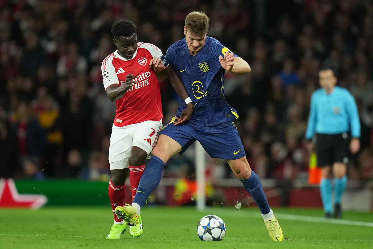 Arsenal - Atlético, en directo: gol anulado a Martinelli por fuera de juego