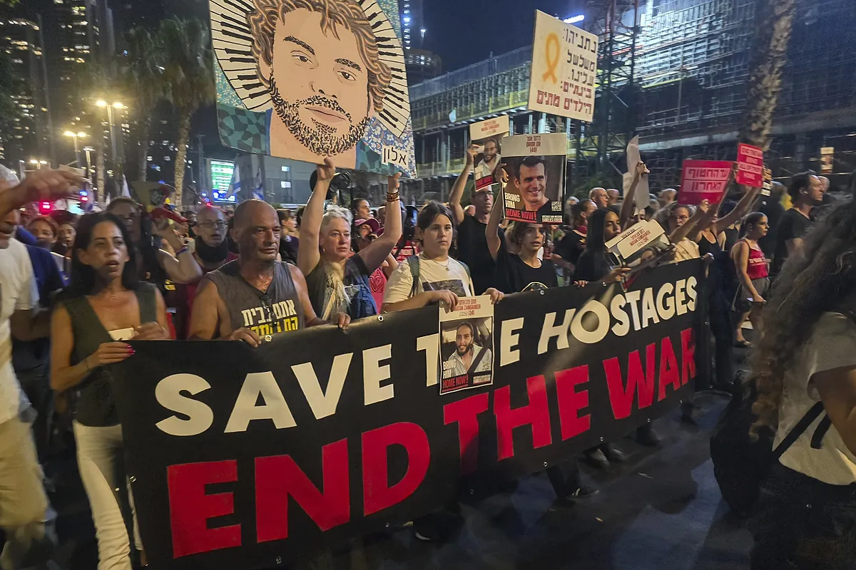 Manifestantes en Tel Aviv contra el Gobierno de Netanyahu: "Como ...