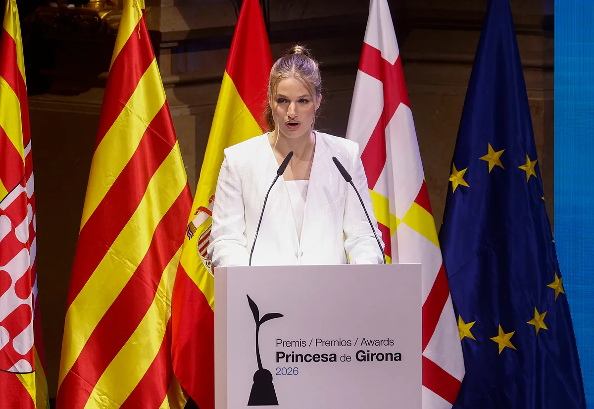 Leonor reivindica la "inteligencia natural" y pide usar la IA "con corazón" en los Premios Princesa de Girona
