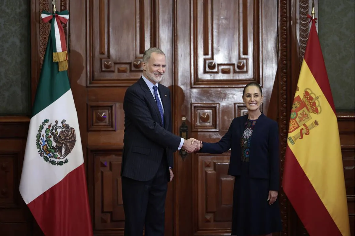 Felipe VI da un impulso final al deshielo con México con una cita con Sheinbaum antes de ver a la selección española