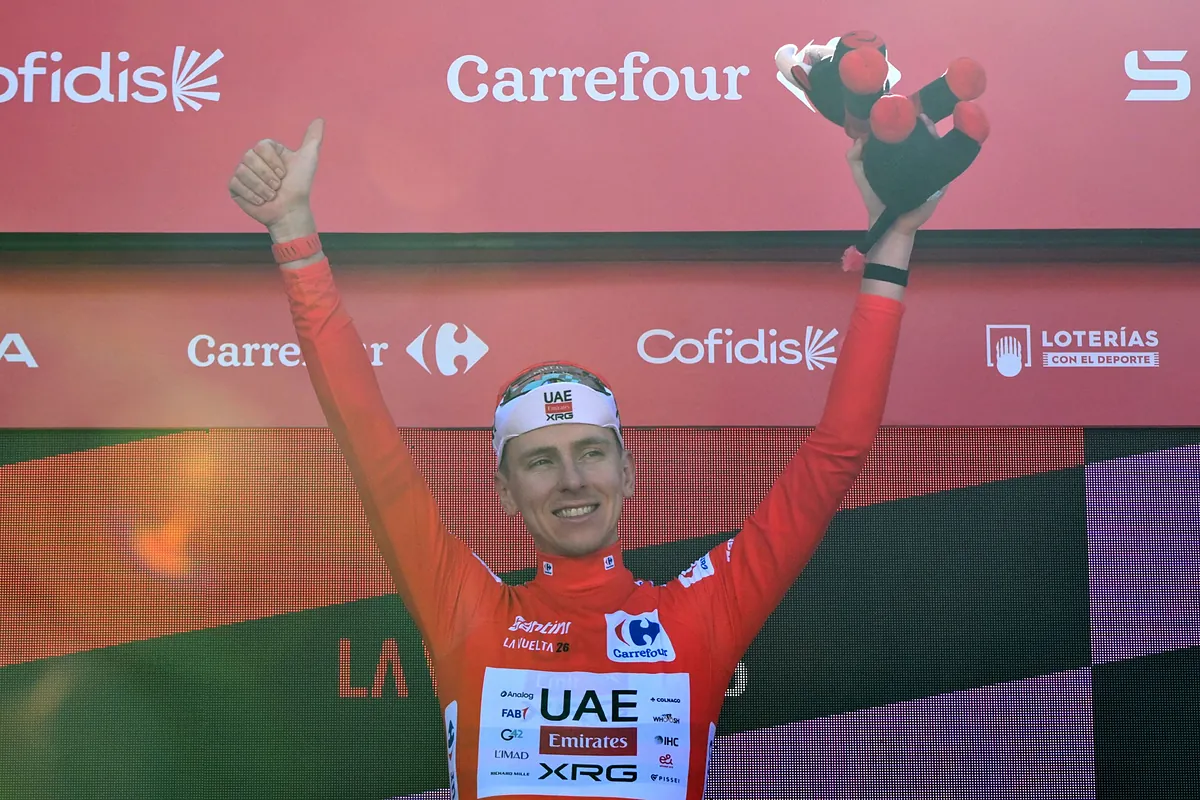 Andorra, el último trofeo en la infinita colección de Pogacar, que no se obsesiona con el récord de 13 victorias de etapa de Maertens en la Vuelta: ''No me lo planteo''