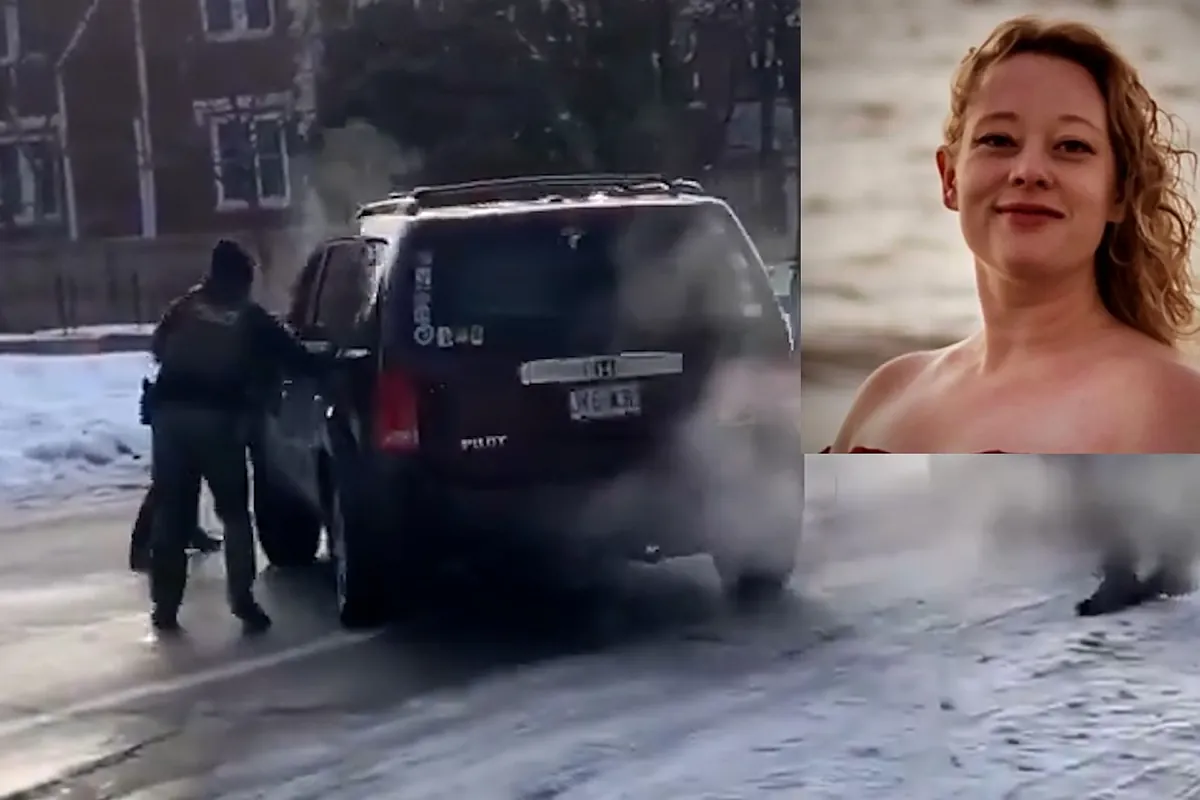 Momento en el que un agente de migración asesina a tiros a una estadounidense en Minneapolis