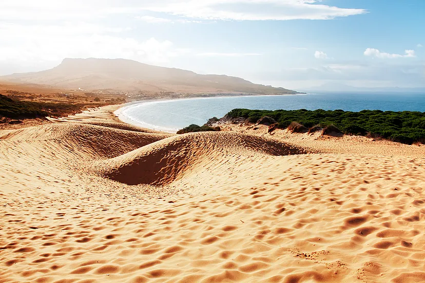 Las dunas doradas de Bolonia, en Cádiz.