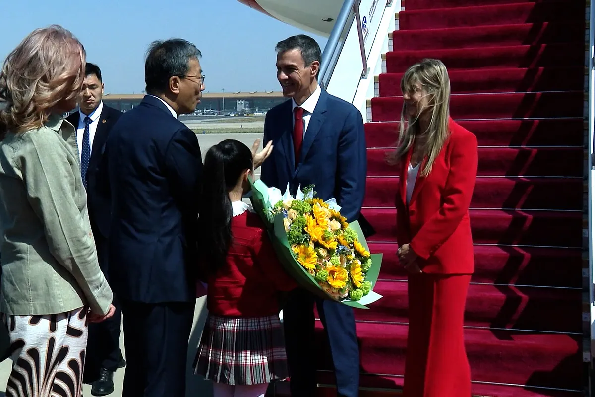 Pedro Sánchez llega a Pekín