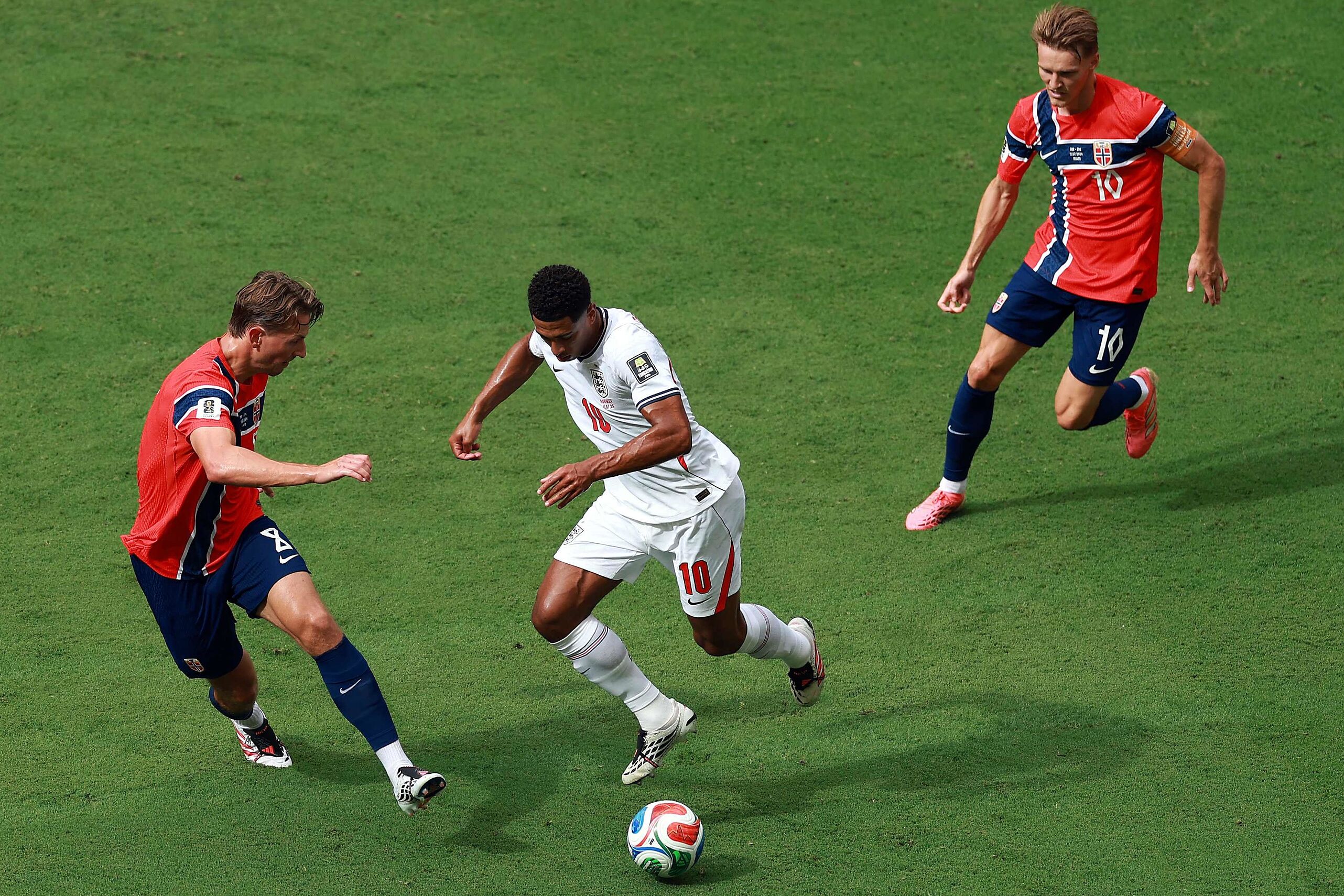 Noruega - Inglaterra, en directo: Haaland, frente a Bellingham y Kane en Miami