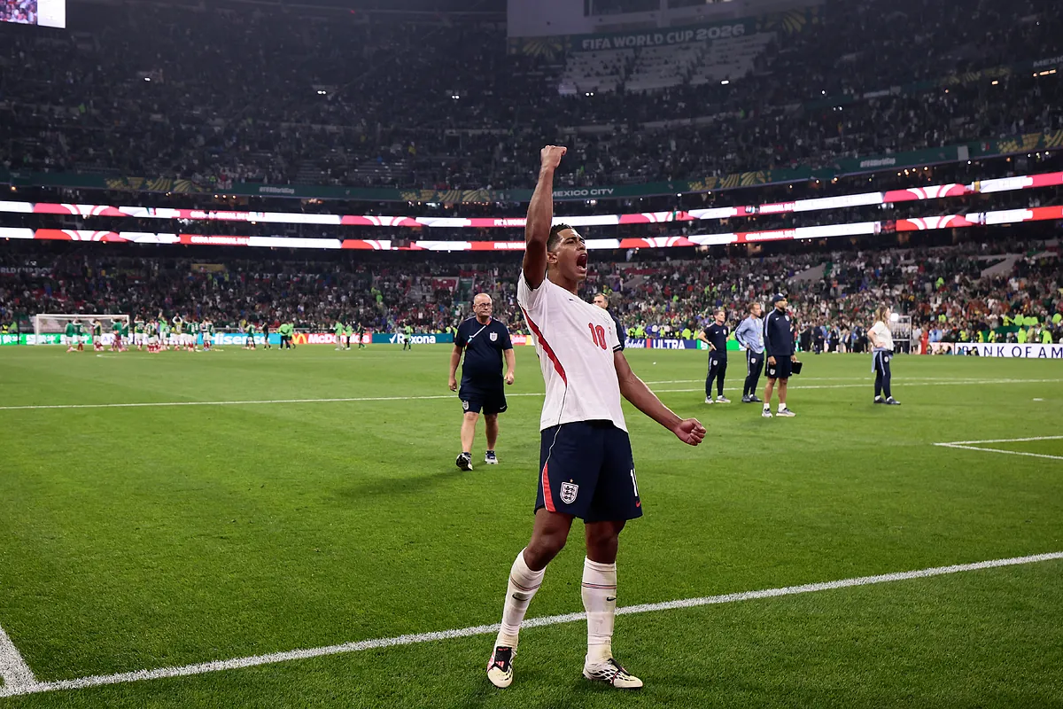 Inglaterra resiste y sobrevive agarrada a Bellingham en un duelo imperial contra México