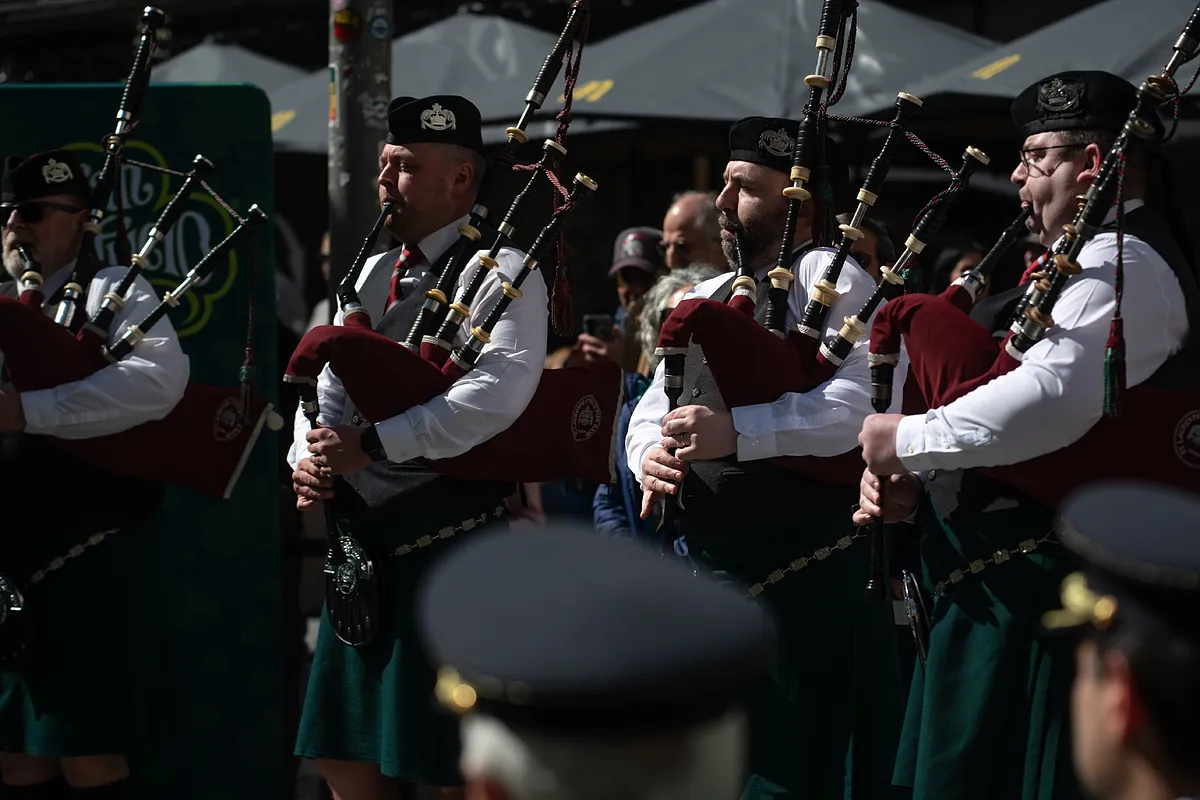 Madrid se tiñe de verde para celebrar San Patricio: un gran desfile recorrerá la Gran Vía entre gaitas y Guinness