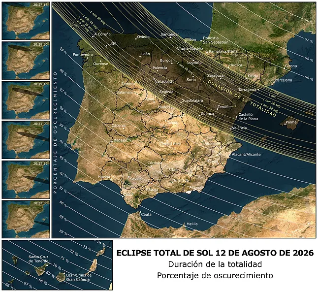 Diez claves para disfrutar del eclipse solar del 12 agosto: ¿Dónd - Foro General de España