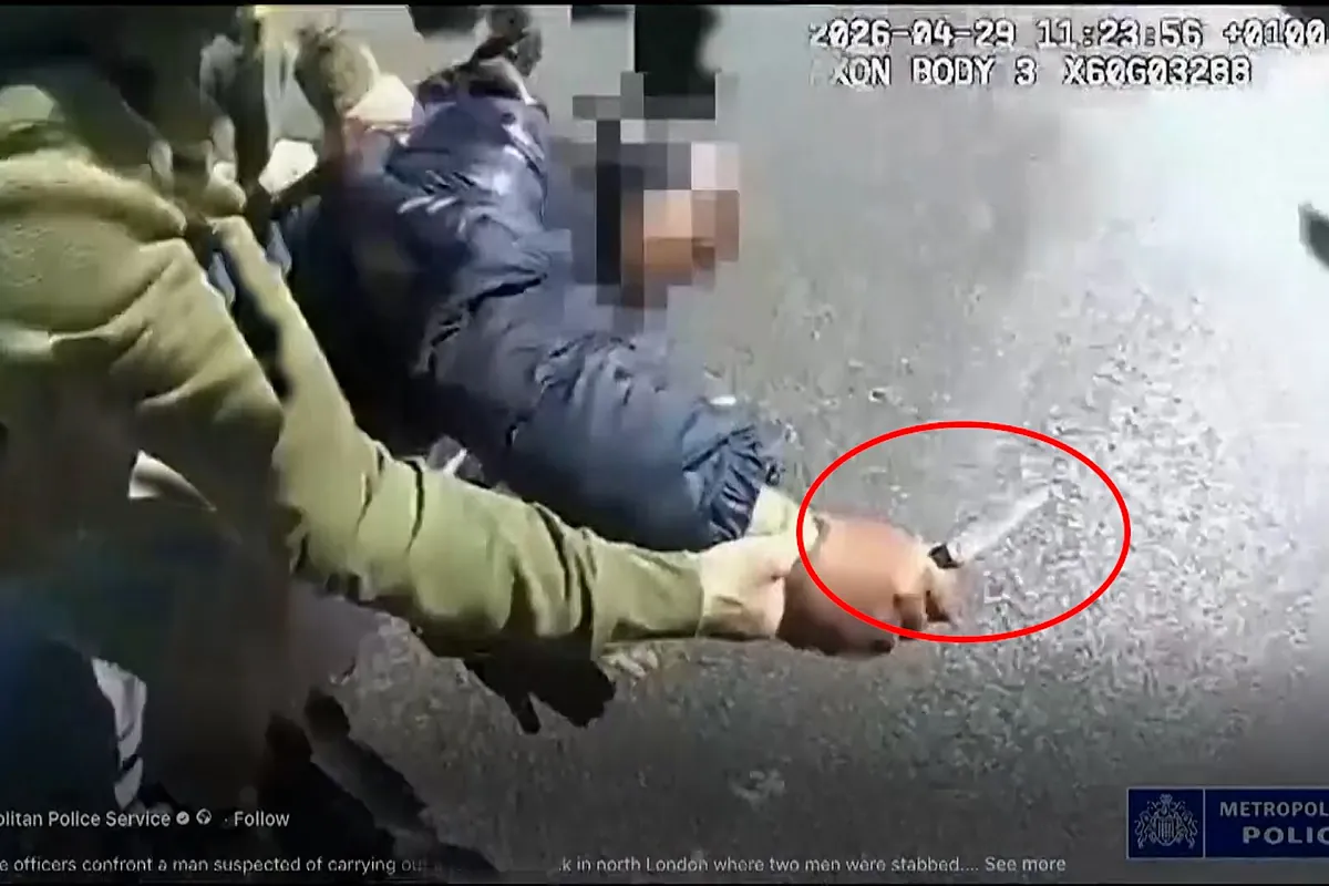 Así capturaron al autor del apuñalamiento a dos judíos en Londres: "¡Tira el cuchillo!"