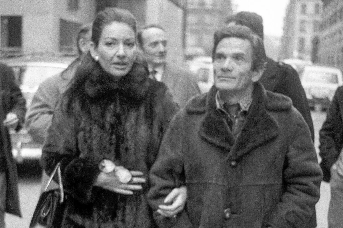 El amor imposible de María Callas y Pasolini: se engañó a sí misma para "convertirlo" en heterosexual