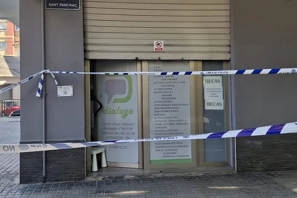Un hombre mata a puñaladas a un logopeda tras sospechar que abusaba de su hijo en Valencia