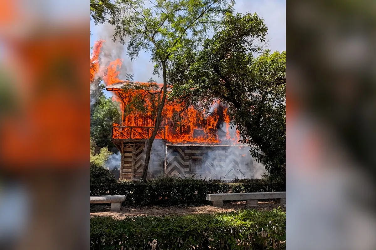 Se incendia la casa del Corcho en Toledo tras adjudicarse su explotación hostelera